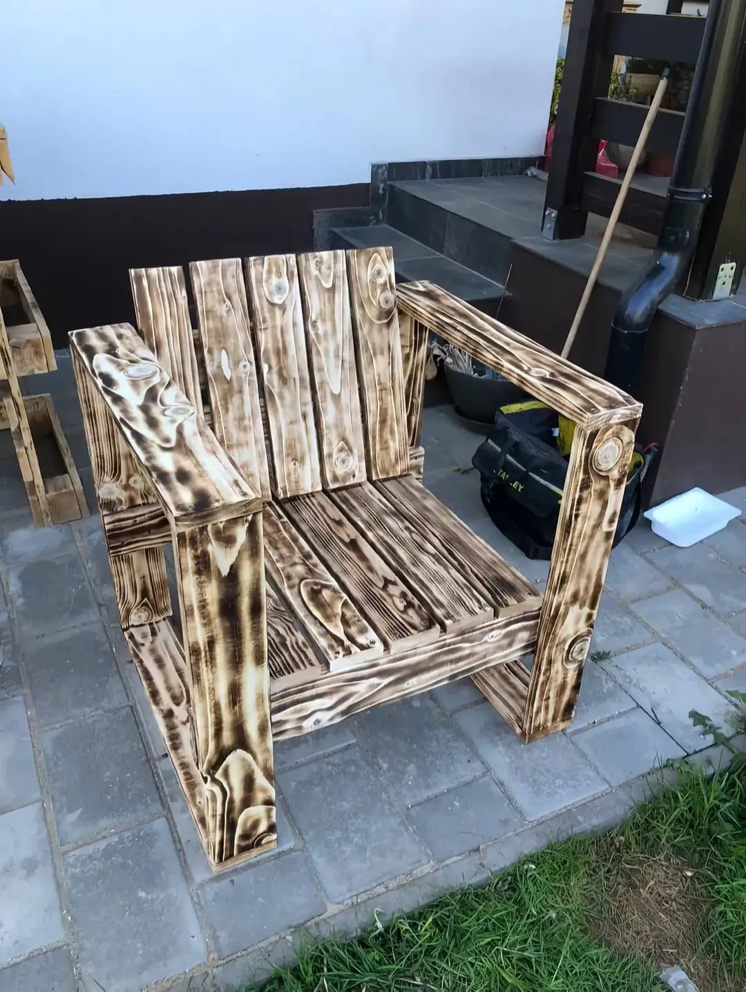 Zunanji fotelj za poležavanje na prostem